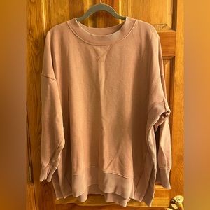 Aerie Blush Oink Crewneck